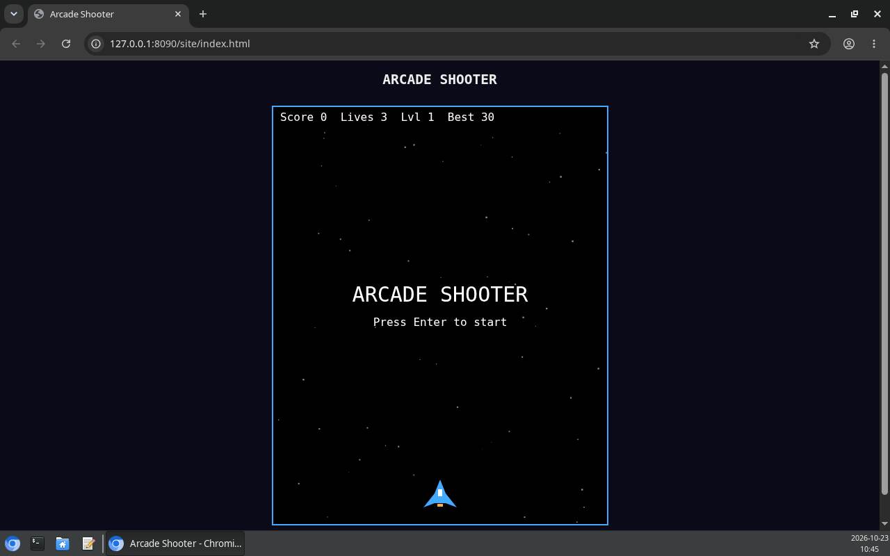 Byte's screen